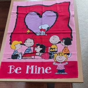 Peanuts "Be Mine" full size Valentine's Day flag